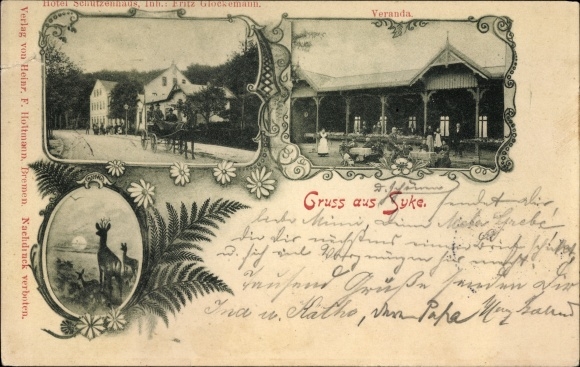 KP Syke Dolna Saksonia, Hotel Schützenhaus, wł. Fritz Glockemann, ganek