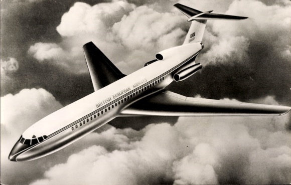 AK British passenger aircraft, De Havilland DH-121, British European Airways