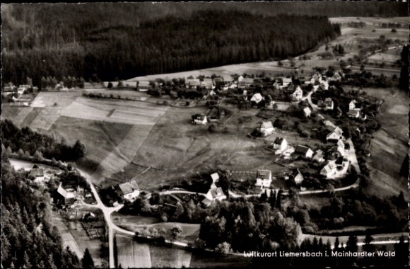 Postcard Liemersbach Großerlach in Württemberg, climatic health resort Liemersbach in the Mainhardt Forest, Vogelperspe