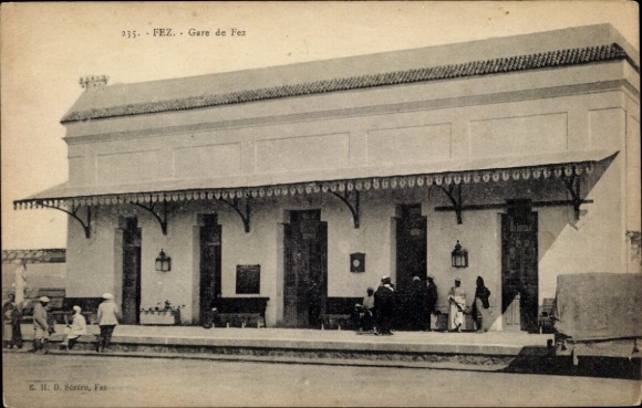 Postcard Fez Fez Morocco, La Gare
