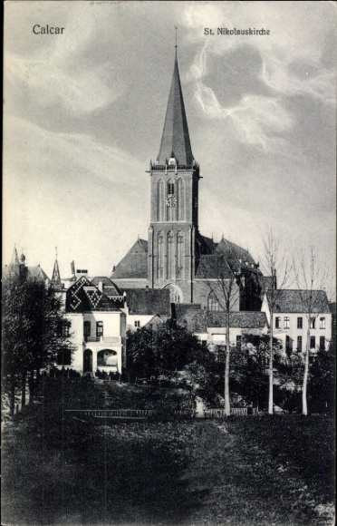 Postcard Kalkar am Niederrhein, St. Nicholas Church