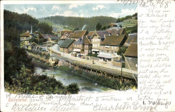 Postcard Rübeland Oberharz am Brocken, general view