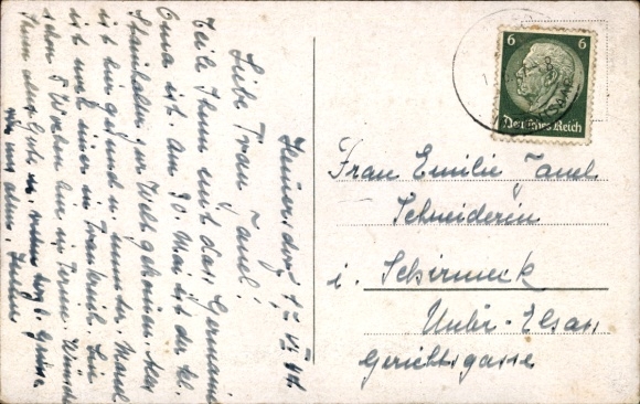 Postcard Dillingen in Saarland, New Saar Bridge