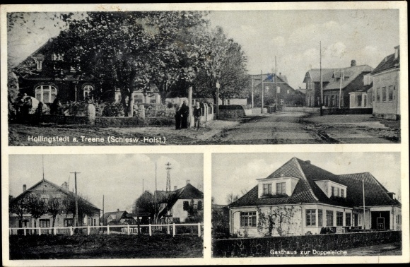 PC Hollingstedt Treene in Schleswig Holstein, inn for double oak, town views
