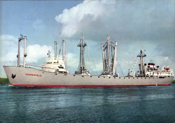Ak vrachtschip MS Tannenfels, DDG Hansa