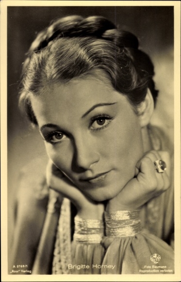 KP aktorka Brigitte Horney, portret