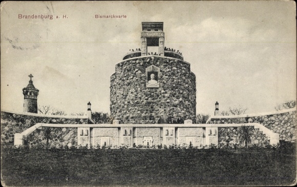 Postcard Brandenburg an der Havel, Bismarckwarte