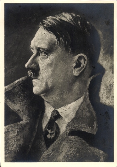 Künstler Ak Exner, W., Reichskanzler Adolf Hitler, Portrait