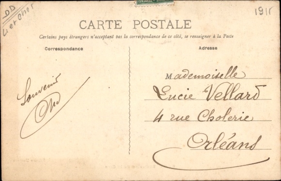 CPA Mer Loir et Cher, Boulevard de la Gare