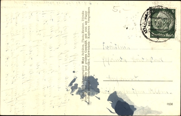 Postcard Altengrabow Möckern in Saxony Anhalt, military training area
