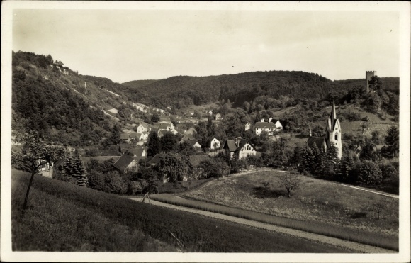 Postcard Tautenburg in Thüringen, Panorama