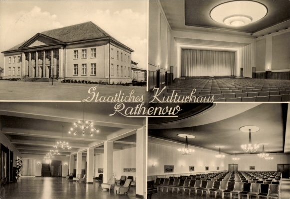 Ak Rathenow im Havelland, Staatscultureel Centrum, interieur