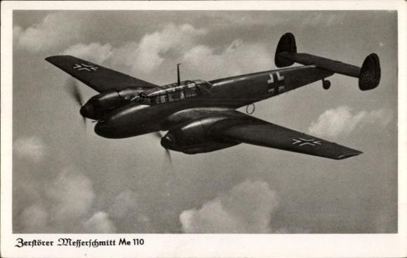 Luftwaffe, Messerschmitt Me 110 fighter aircraft, destroyer