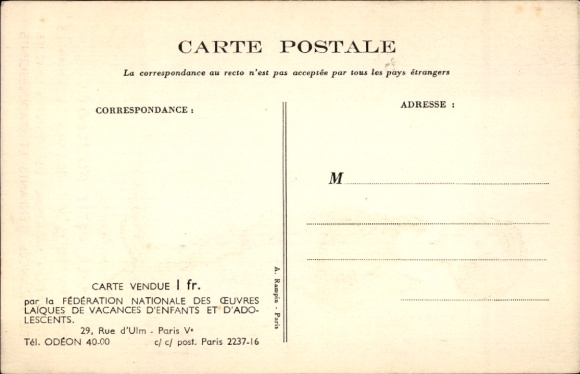 Artist Postcard Poulbot, Francisque, Boy with shorts, Le Petit Poulbot, Holiday Villages