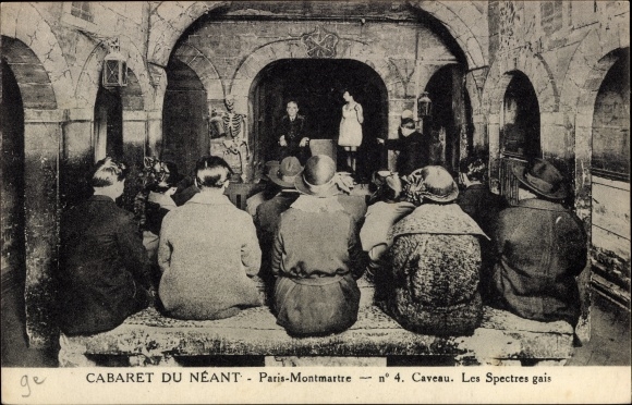 PC Paris XVIII., Montmartre, Cabaret du Néant, Caveau, Les Specters Homosexuals