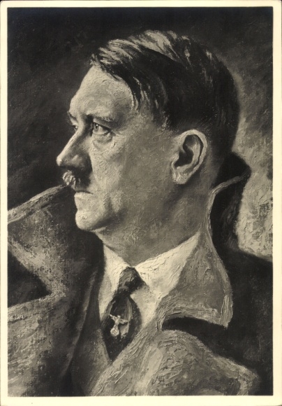Künstler Ak Exner, W., Reichskanzler Adolf Hitler, Portrait