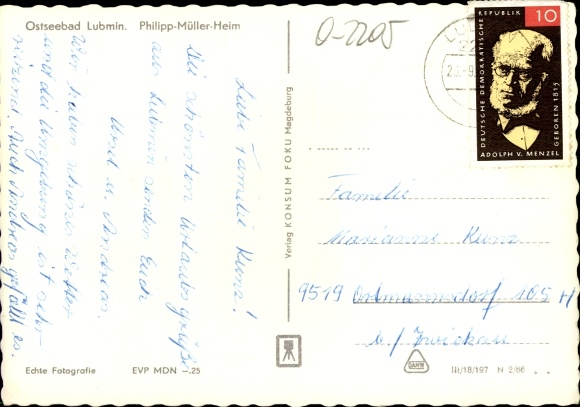 KP Ostseebad Lubmin na Pomorzu, Philipp Müller-Heim