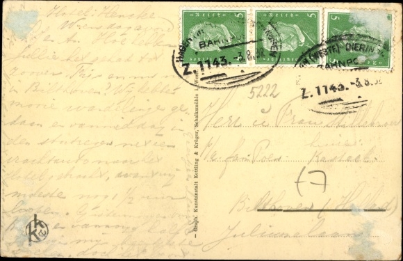 Postcard Dahlerbrück Schalksmühle, Volmetal, Ortspanorama