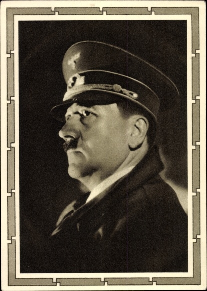 Postwaardestuk ansichtkaart Führer en Rijkskanselier Adolf Hitler, portret