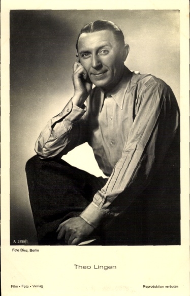 Ak Schauspieler Theo Lingen, Portrait