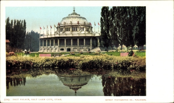 Briefkaart Salt Lake City Utah Verenigde Staten, Salt Palace