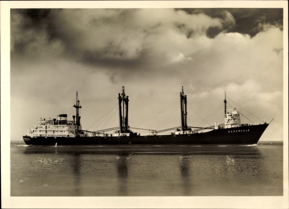 foto Ak vrachtschip Ockenfels, DDG Hansa
