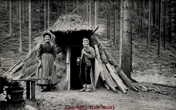 Ak Köhlerhütte im Thüringer Wald