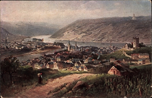 Artist PC Astudin, Bingen am Rhein, general view of the city