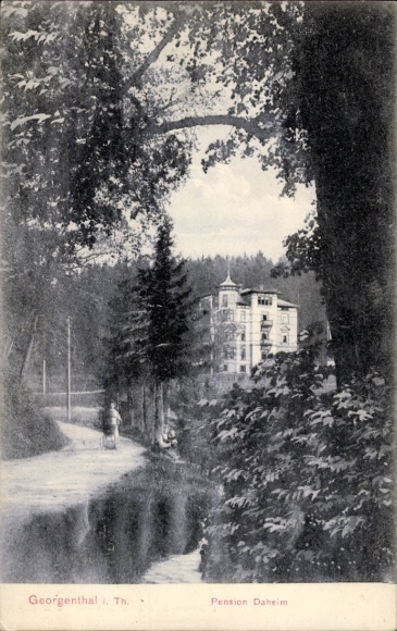Ak Georgenthal in Thüringen, Pension Daheim