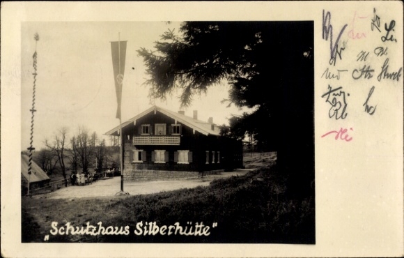 Foto Ak Flossenbürg in der Oberpfalz, Schutzhaus Silberhütte
