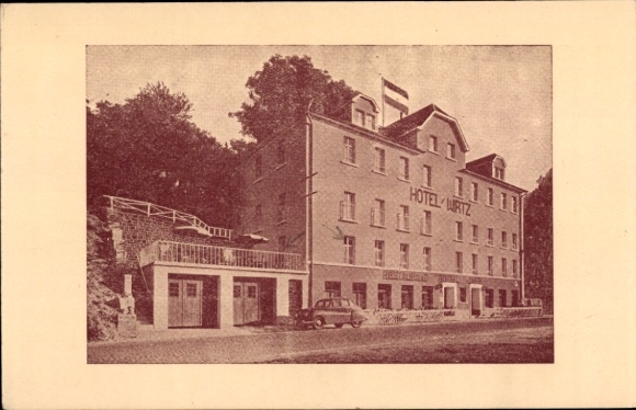 Postcard Bollendorf in the Eifel Palatinate, Hotel Wirtz