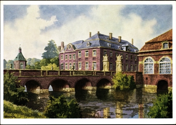 Artist PC Determeyer, C., Nordkirchen, view of the castle