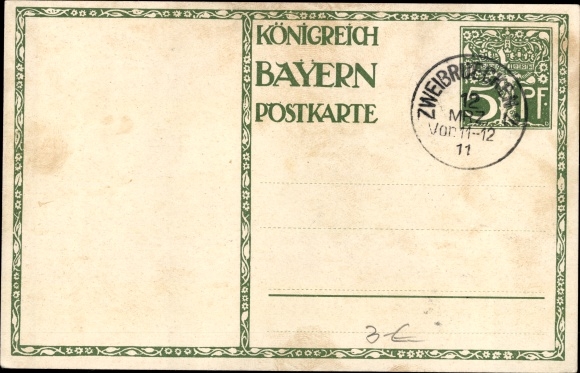 Postal stationery artist Postcard Diez, M., Prince Regent Luitpold of Bavaria, 1821 to 1911, carriage