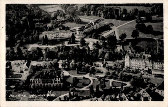 Postcard Bad Wildungen in Hessen, spa district