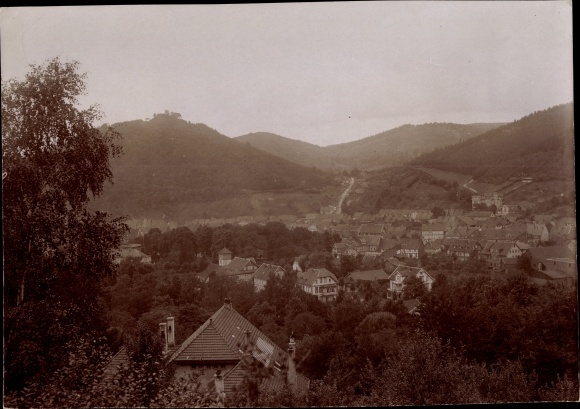 foto Bad Lauterberg in de Harz, panorama, 1928