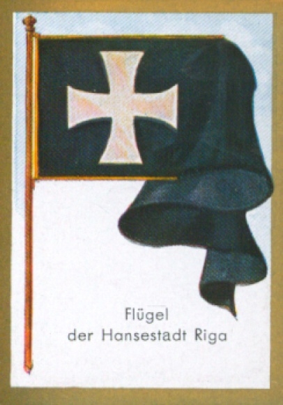 Collective picture Ulmenried flag picture No. 44, wing of the Hanseatic city of Riga