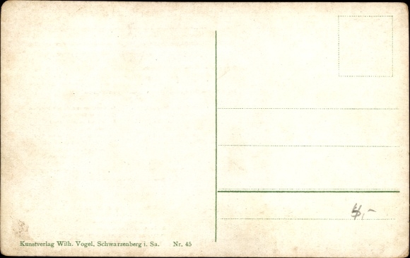 Song Postcard Schneider, Rud., Itz I go off again by Freit, Wilhelm Vogel, man, tiled stove