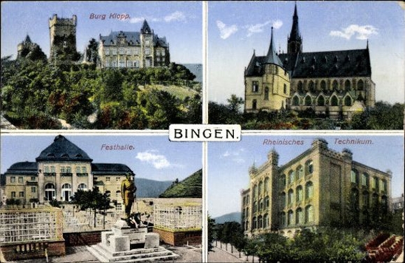 11 old PCs Bingen am Rhein, various views