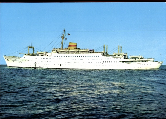 Ak FDGB Urlauberschiff MS Völkerfreundschaft