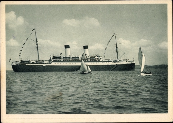 Ak Stoomboot Monte Sarmiento, HSDG