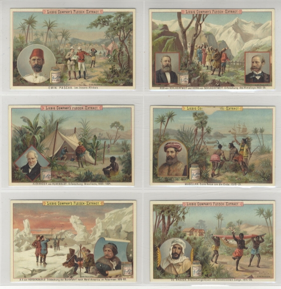 Liebig pictures series A 180 S 303 researchers, 1891