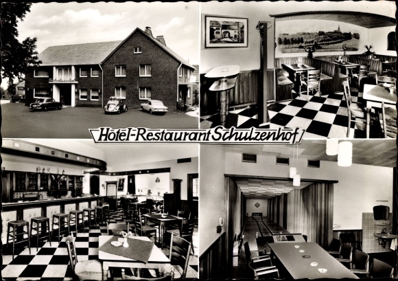 Postcard Seppenrade Lüdinghausen Münsterland, Hotel Restaurant Schulzenhof