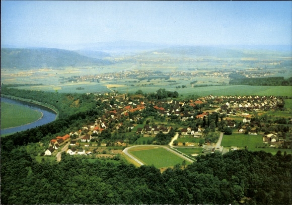 KP Fürstenberg an der Weser, widok ogólny, zdjęcie lotnicze