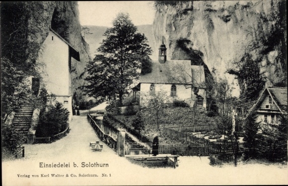 PC Solothurn City Switzerland, Hermitage by Karl Walter & Co., No. 1