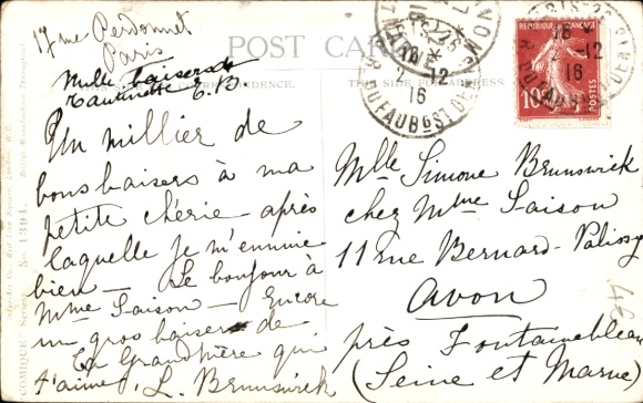 Artist Postcard McGill, Donald, When shall I be old enough to wear short frocks