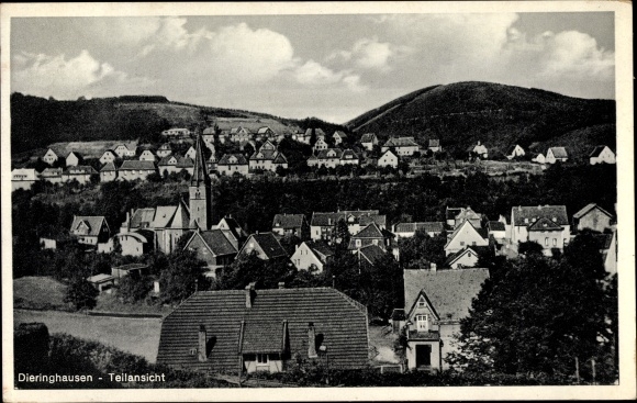 PC Dieringhausen Gummersbach in the Oberberg district, partial view