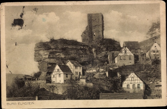 Ak Elmstein in der Pfalz, Burg