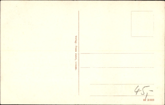 Judaica Postcard Dessau in Saxony Anhalt, Synagogue