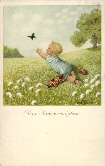 Kunstenaar Ak Ebner, Pauli, De zomervogel