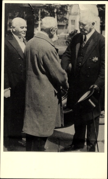 Photo Postcard Westerweyhe Uelzen in Lower Saxony, President von Hindenburg, Ziehm Company